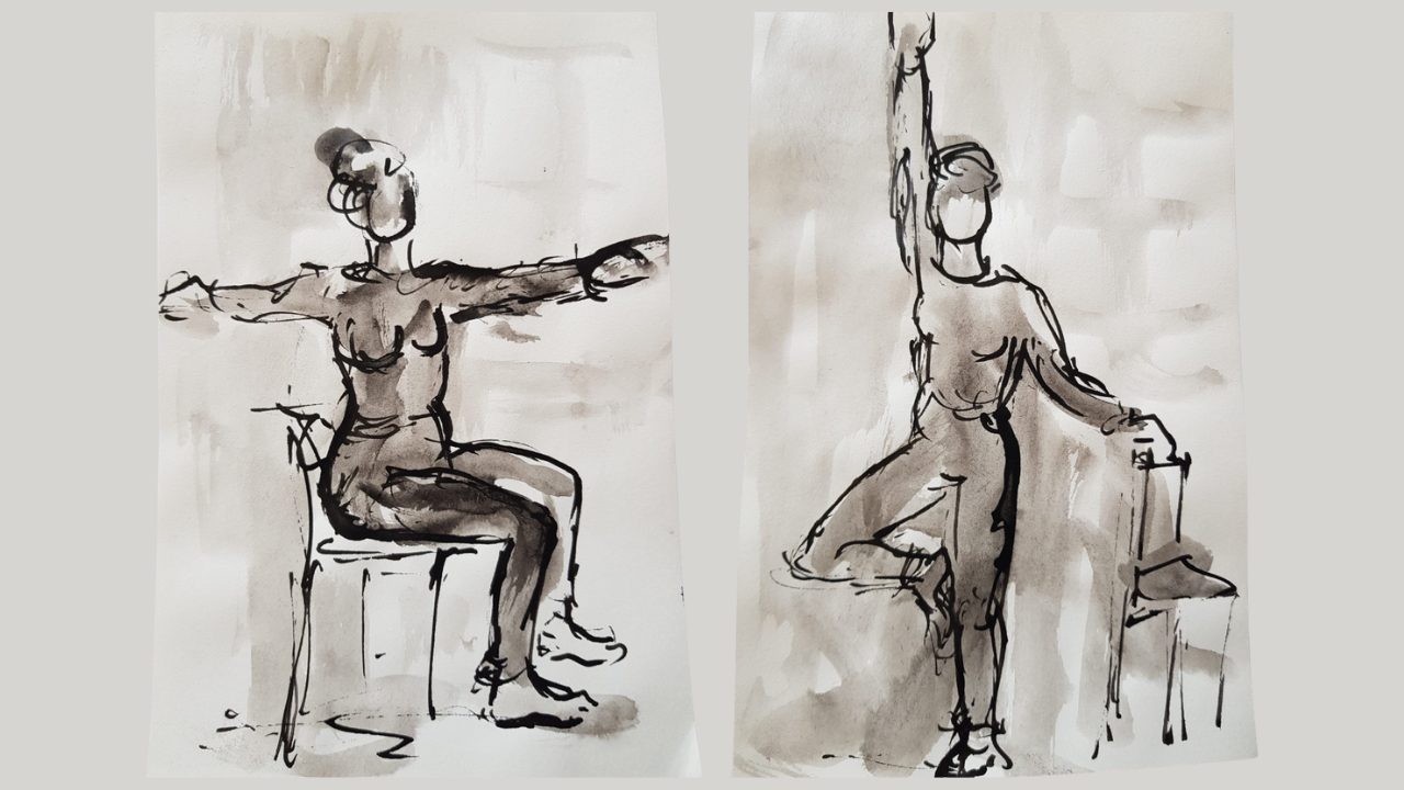 Yoga sur chaise et avec chaise à Paris avec Bernadette Le Masne au centre Anima